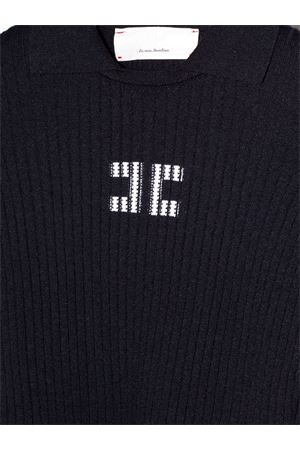 Lightweight black viscose jumper ELISABETTA FRANCHI KIDS | EFMA195CFL060N100